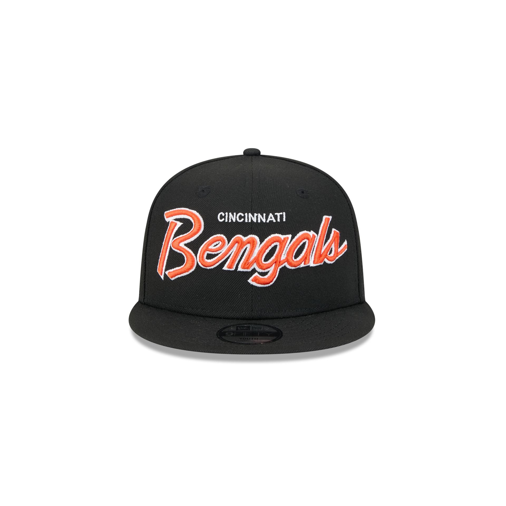 Cincinnati Bengals Script Kids 9FIFTY Snapback Hat – New Era Cap