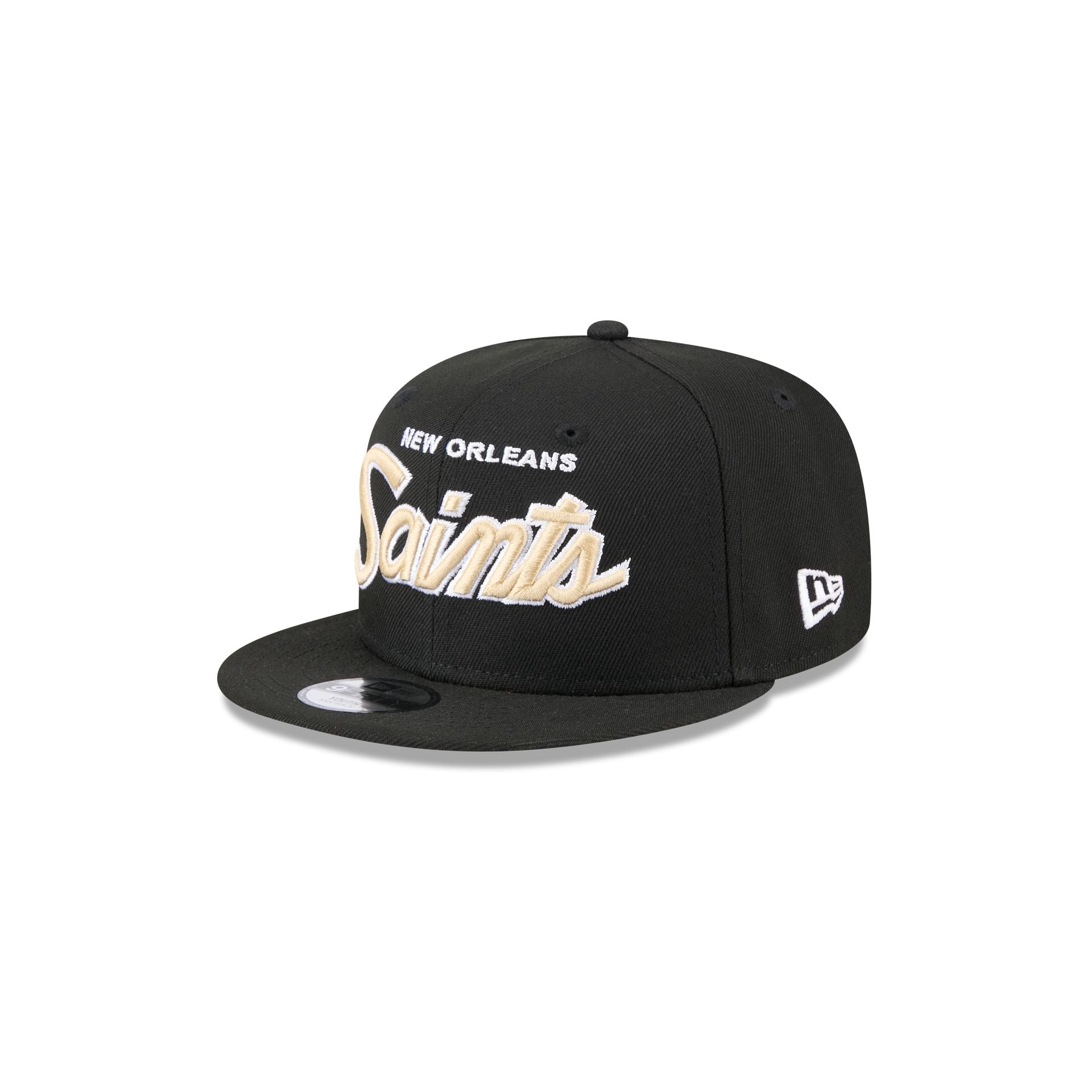 New Orleans Saints New Era Youth 2025 NFL Draft A-Frame 9FIFTY Snapback Hat - Black/Gold New Orleans Saints New Era Youth 2025 NFL Draft A-Frame 9FIFTY Snapback Hat - Black/Gold