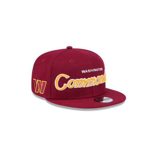 Washington Commanders Script Kids 9FIFTY Snapback Hat - New Era Cap