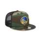 Golden State Warriors Camo 9FIFTY Trucker Snapback Hat