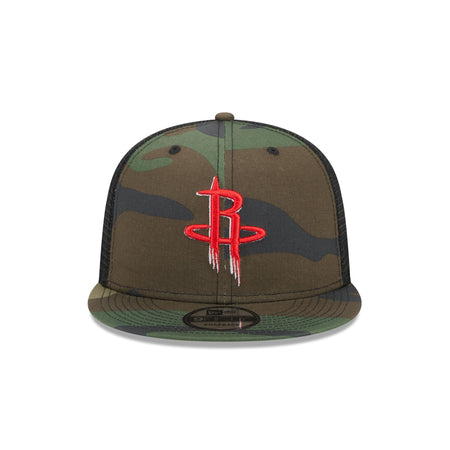 Houston Rockets Camo 9FIFTY Trucker Snapback Hat