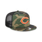 Chicago Bears Camo 9FIFTY Trucker Snapback Hat