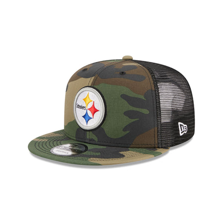 Pittsburgh Steelers Camo 9FIFTY Trucker Snapback Hat