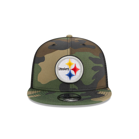 Pittsburgh Steelers Camo 9FIFTY Trucker Snapback Hat
