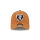 Las Vegas Raiders Light Bronze 9TWENTY Adjustable Hat