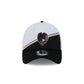 Baltimore Ravens 2023 Sideline White 39THIRTY Stretch Fit