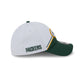 Green Bay Packers 2023 Sideline White 39THIRTY Stretch Fit Hat