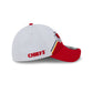 Kansas City Chiefs 2023 Sideline White 39THIRTY Stretch Fit Hat