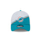 Miami Dolphins 2023 Sideline White 39THIRTY Stretch Fit