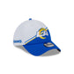 Los Angeles Rams 2023 Sideline White 39THIRTY Stretch Fit