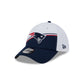 New England Patriots 2023 Sideline White 39THIRTY Stretch Fit