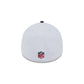 New England Patriots 2023 Sideline White 39THIRTY Stretch Fit Hat