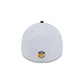 Pittsburgh Steelers 2023 Sideline White 39THIRTY Stretch Fit Hat