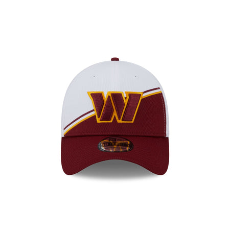 Washington Commanders 2023 Sideline White 39THIRTY Stretch Fit Hat