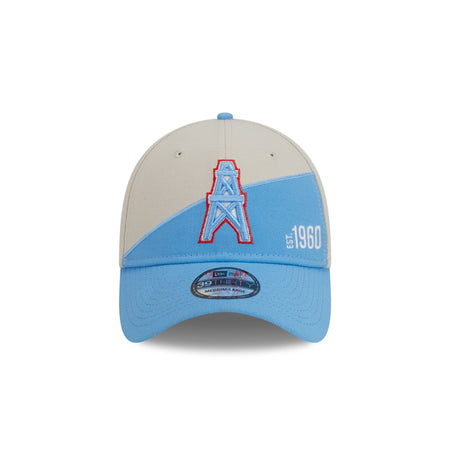 Oilers 2023 Sideline Historic 39THIRTY Stretch Fit Hat