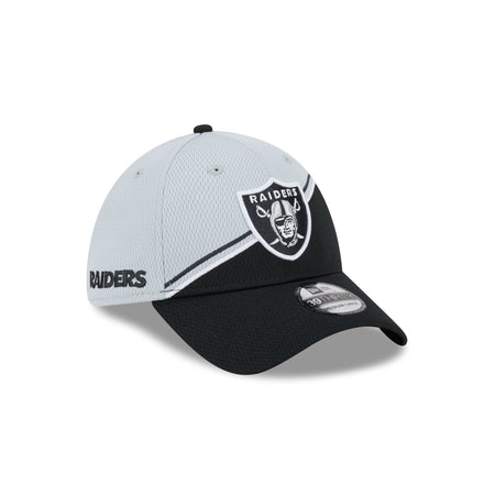 Las Vegas Raiders 2023 Sideline 39THIRTY Stretch Fit Hat
