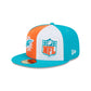 Miami Dolphins 2023 Sideline 59FIFTY Fitted