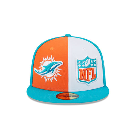 Miami Dolphins 2023 Sideline 59FIFTY Fitted Hat