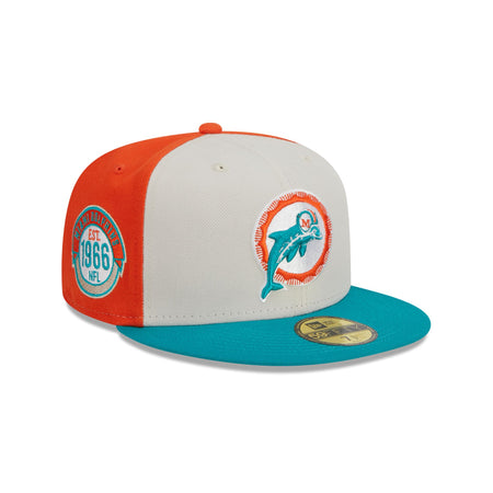 Miami Dolphins 2023 Sideline Historic 59FIFTY Fitted Hat