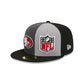 San Francisco 49ers 2023 Sideline Gray 59FIFTY Fitted