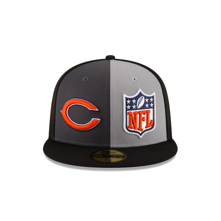 Chicago Bears 2023 Sideline Gray 59FIFTY Fitted Hat