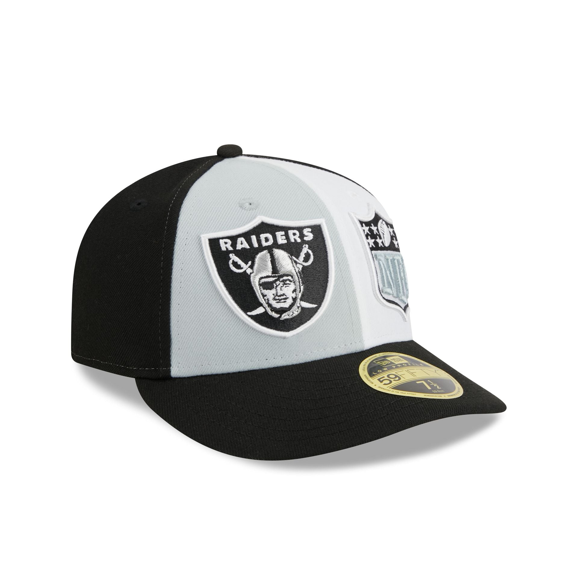 Shop New Era 59Fifty Las Vegas Raiders Side Patch Fitted Hat