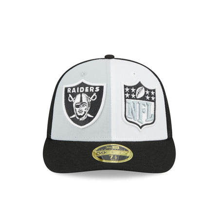 Las Vegas Raiders 2023 Sideline Low Profile 59FIFTY Fitted Hat