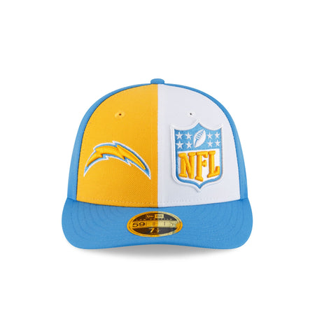 Los Angeles Chargers 2023 Sideline Low Profile 59FIFTY Fitted Hat