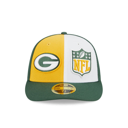 Green Bay Packers 2023 Sideline Low Profile 59FIFTY Fitted Hat