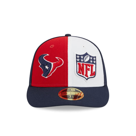 Houston Texans 2023 Sideline Low Profile 59FIFTY Fitted Hat