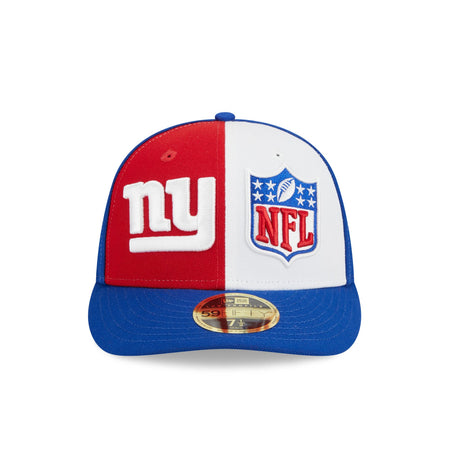 New York Giants 2023 Sideline Low Profile 59FIFTY Fitted Hat