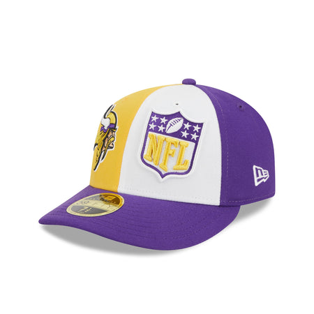 Minnesota Vikings 2023 Sideline Low Profile 59FIFTY Fitted Hat