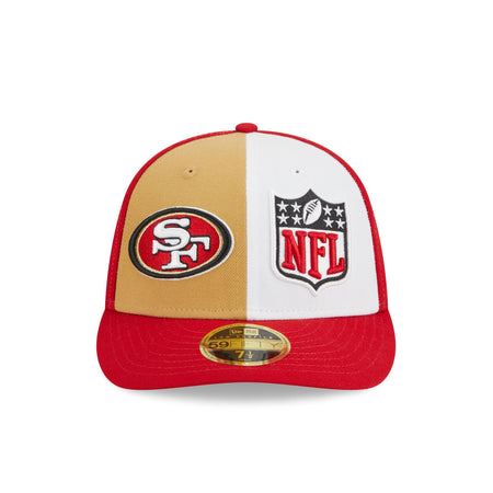 San Francisco 49ers 2023 Sideline Low Profile 59FIFTY Fitted Hat