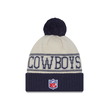 Dallas Cowboys 2023 Cold Weather Historic Pom Knit Hat