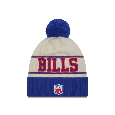 Buffalo Bills 2023 Cold Weather Historic Pom Knit Hat