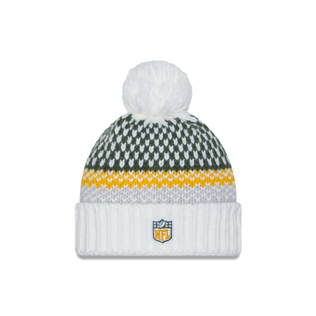Green Bay Packers 2023 Cold Weather Women's Pom Knit Hat