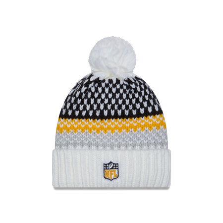 Pittsburgh Steelers 2023 Cold Weather Women's Pom Knit Hat