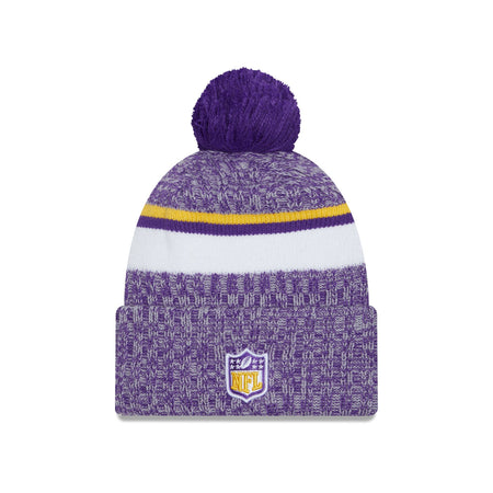 Minnesota Vikings 2023 Cold Weather Pom Knit Hat
