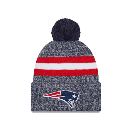 New England Patriots 2023 Cold Weather Pom Knit Hat