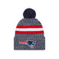 New England Patriots 2023 Cold Weather Pom Knit