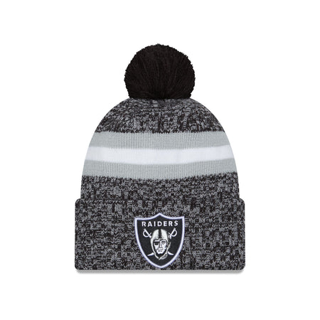 Las Vegas Raiders 2023 Cold Weather Pom Knit Hat