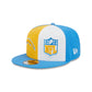 Los Angeles Chargers 2023 Sideline 9FIFTY Snapback Hat