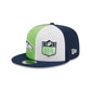 Seattle Seahawks 2023 Sideline 9FIFTY Snapback Hat