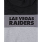 Las Vegas Raiders Throwback Quarter Zip Hoodie