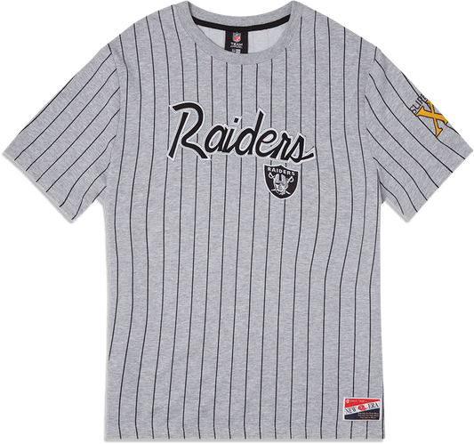 Las Vegas Raiders Throwback Striped T-Shirt