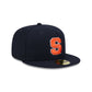 Syracuse Orange Navy 59FIFTY Fitted Hat
