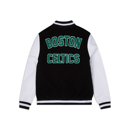 Boston Celtics Black Varsity Jacket