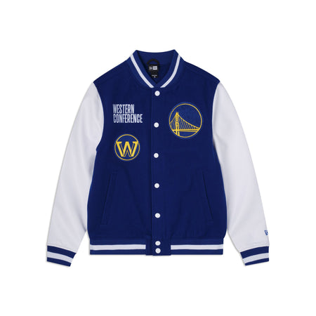 Golden State Warriors Blue Varsity Jacket