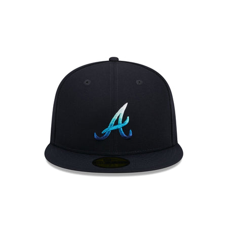 Atlanta Braves Metallic Gradient 59FIFTY Fitted Hat