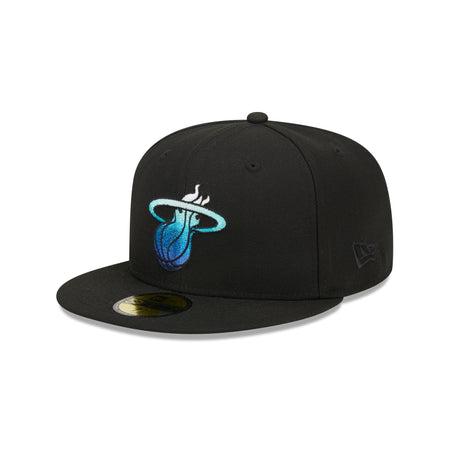 Miami Heat Metallic Gradient 59FIFTY Fitted Hat